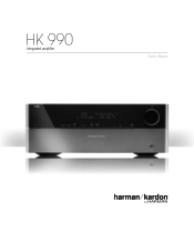Harman Kardon HK 990 Owners Manual
