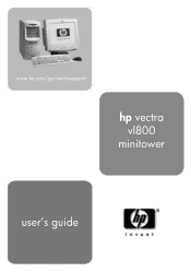 HP Vectra VL800 hp vectra vl800, upgrade and installation guide for minitower models