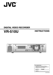 JVC VR-510U Instruction Manual