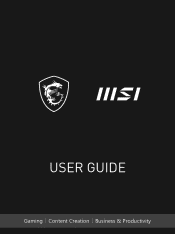 MSI Summit E16 Flip Evo User Manual