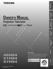 Toshiba 51H84 Owners Manual