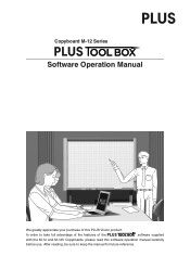 Konica Minolta magicolor plus magicolor plus Copyboard M-12 Series Tool Box Software Operation Manual