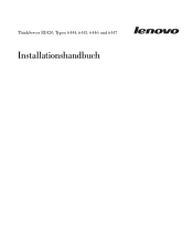 Lenovo ThinkServer RD120 (German) Installation Guide