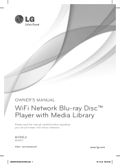 LG BD590 Owner's Manual