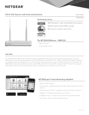 Netgear N300-WiFi Product Data Sheet