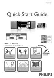 Philips MCD735 Quick start guide (English)