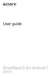 Sony Ericsson SmartBand 2 User Guide