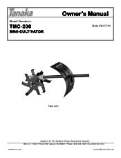 Tanaka TMC-200 Owner's Manual