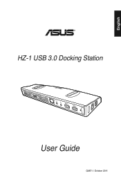 Asus USB3.0_HZ-1 DOCKING-STATION Multiple languages Manual: