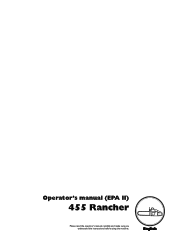 Husqvarna 455 Rancher Operation Manual