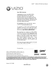 Vizio VW32LHDTV40A User Manual