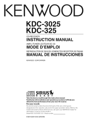 Kenwood 3025 Instruction Manual