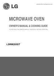 LG LSRM205ST Owner's Manual