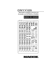 Mackie Onyx 820i Owner's Manual (Espanol)