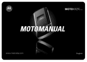 Motorola MOTOKRZR User Manual
