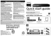 Philips BDP1305 Quick start guide