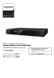 Philips BDP1305 User manual