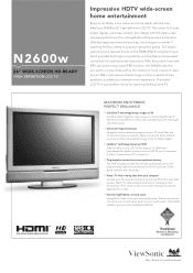 ViewSonic N2600W Brochure
