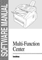 Brother International IntelliFax-4750 Software Manual