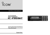 Icom F9511HT Instruction Manual