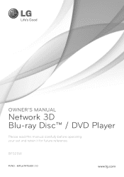 LG BP325W Owners Manual