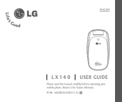 LG LGLX140 Owner's Manual