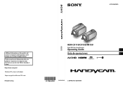Sony HDR-CX150/R Operating Guide