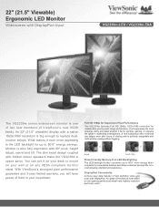 ViewSonic VG2239m-LED VG2239m-LED Datasheet Hires (English,US)