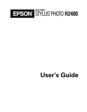 Epson R2400 User's Guide