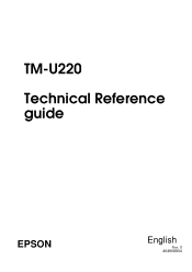 Epson U220B Technical Reference