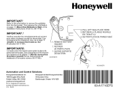 Honeywell RTH5100B1009 Owner's Manual