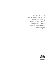 Huawei MateBook 13 Quick Start Guide