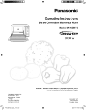 Panasonic NN-CS597 Operating Instructions