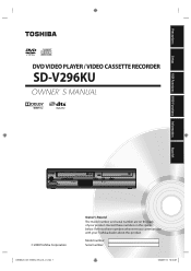 Toshiba SD-V296 Owner's Manual - English