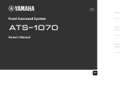 Yamaha ATS-1070 ATS-1070 Owners Manual