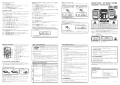 Audiovox CE531MP Operating Instructions