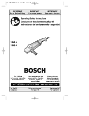 Bosch 1853-5 Operating Instructions