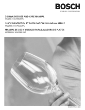 Bosch SGV45E03UC Use & Care Manual (French)
