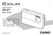 Casio EX-V7 Owners Manual