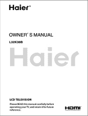 Haier L32K30B User Manual