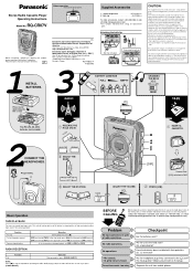 Panasonic RQCR07V RQCR07V User Guide
