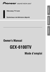 Pioneer 6100TV Owners Manual
