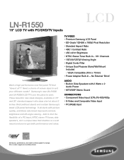 Samsung LNR1550X Brochure