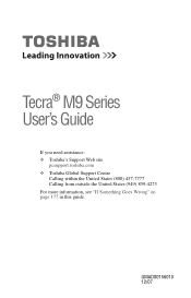 Toshiba Tecra M9-S5517X User Guide