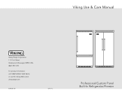 Viking VCSB548SS Use and Care Manual