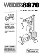 Weider 8970 Spanish Manual