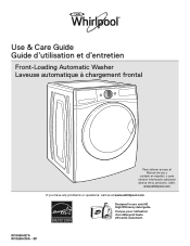 Whirlpool WFW81HEDW Use & Care Guide