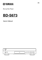 Yamaha BD-S673 Owners Manual