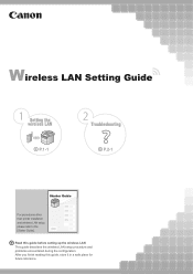 Canon LASER CLASS 650i Wireless LAN Guide