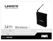 Linksys WRE54G Cisco WAP54GP Wireless-G Access Point with Power Over Ethernet User Guide